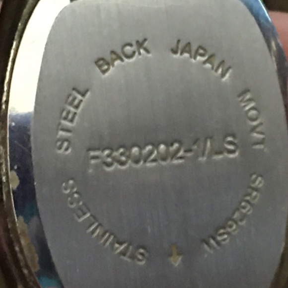 Ladies diamond plum genuine leather band watch - Picture 8 of 8